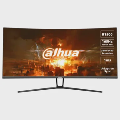 DAHUA TECHNOLOGY Monitor LM34-E330C, 86,4 cm (34"), 3440x1440, UltraWide QHD, LCD, crni/crveni